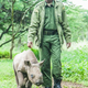 Illustration for article titled How to take care of a blind baby rhino